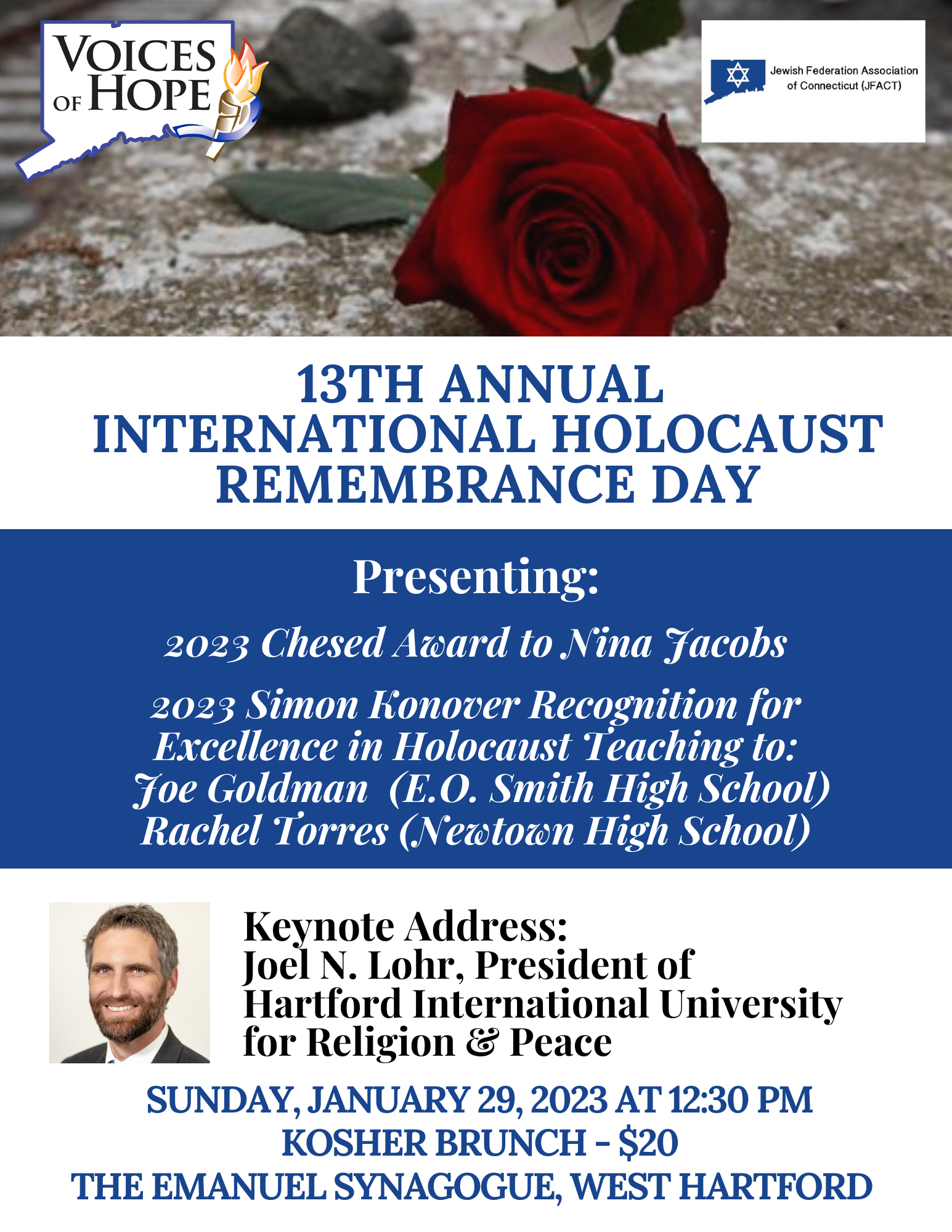 International Holocaust Remembrance Day Voices of Hope